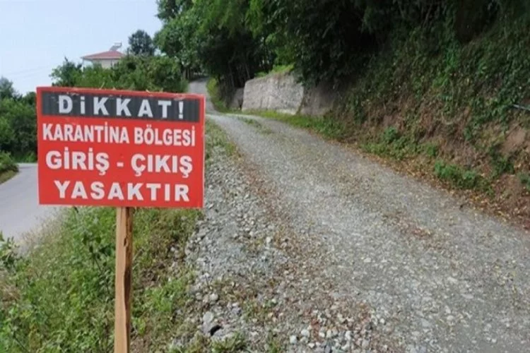Burdur'da bir köye "koronavirüs" karantinası