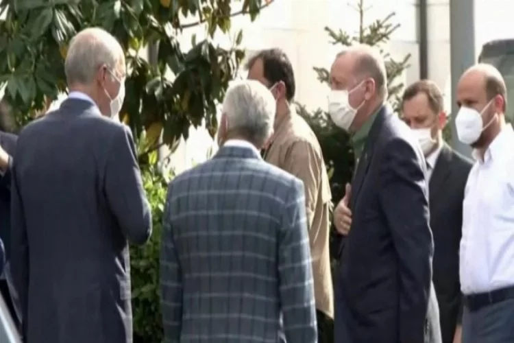 Erdoğan, İstanbul'da AK Parti İl Başkanlığı'nı ziyaret etti