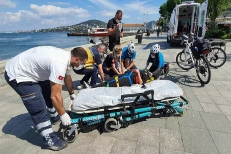 İstanbul'un ilk bisiklet ambulansları hizmete başladı