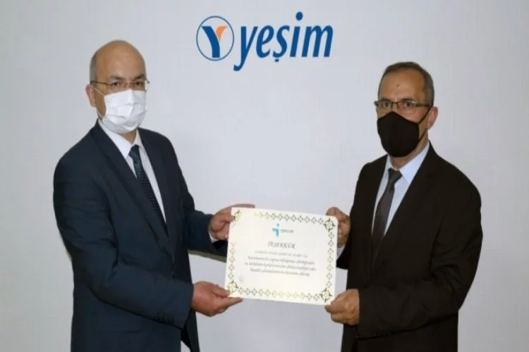 Bursa'da İŞKUR'dan Yeşim'e teşekkür belgesi