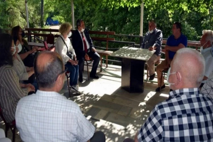 CHP Bursa İl Başkanı Karaca'dan geçmiş olsun ziyareti
