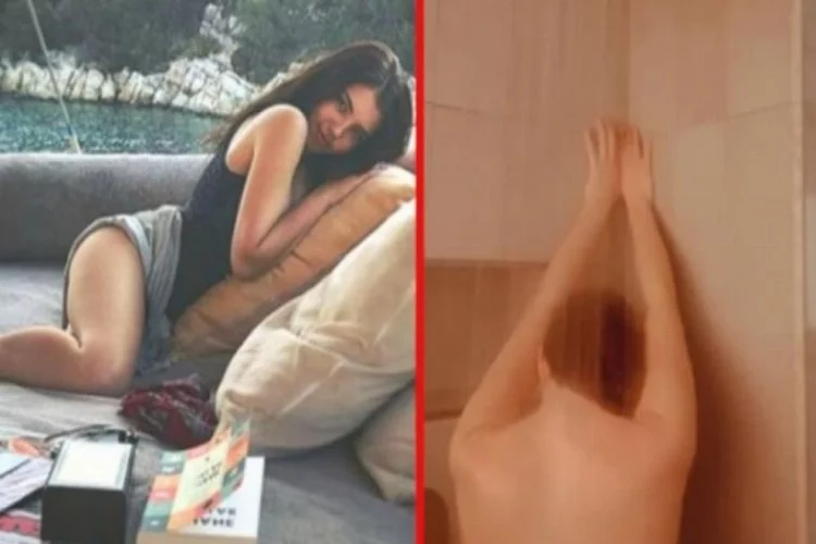 Aygün Aydın'ın duş aldığı videoyu sosyal medya hesabından paylaştı