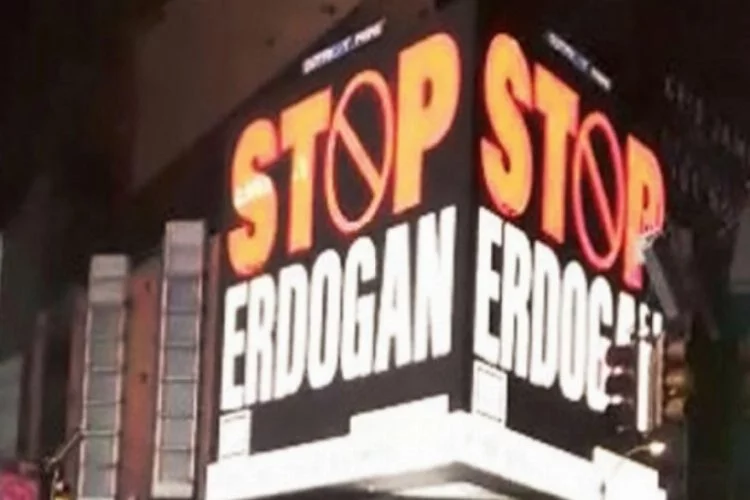 Erdoğan'a hakaret içeren billboardlar için harekete geçildi