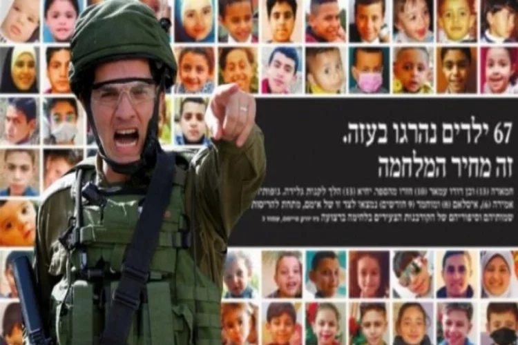 Öldürülen Gazzeli çocukların fotoğrafları Haaretz gazetesinin manşetinde