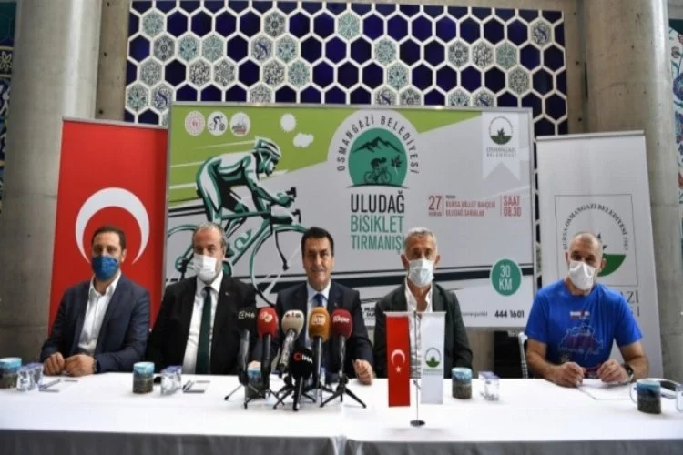 Bursa'da bisiklet tutkunları Uludağ'a tırmanacak