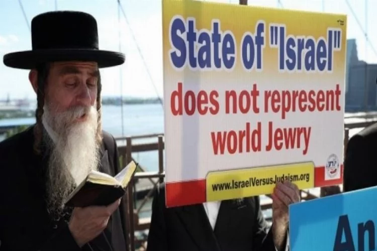 ABD'de Ortodoks Yahudileri İsrail'i protesto etti