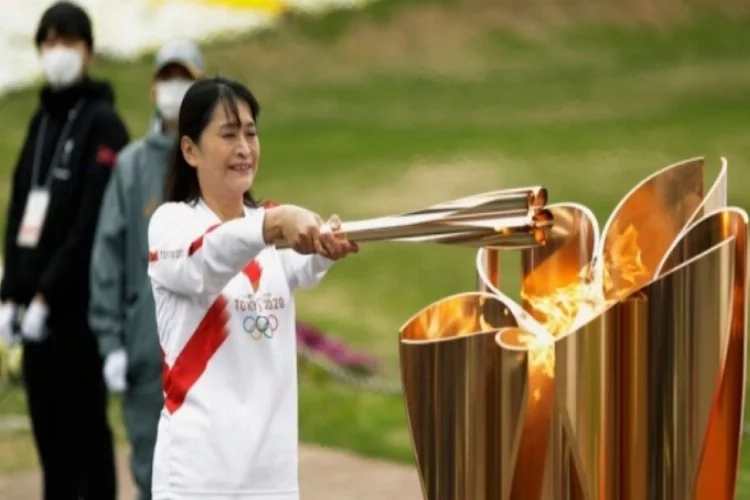 Olimpiyat Meşalesi, Japonya turunda