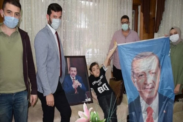 Erdoğan'dan serebral palsi hastası Merve'ye video mesaj