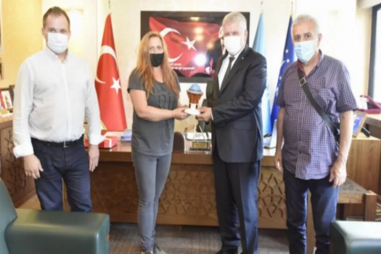 Bulgaristan'dan gelen iş heyetinden Bursa'da BUSKİ'ye ziyaret