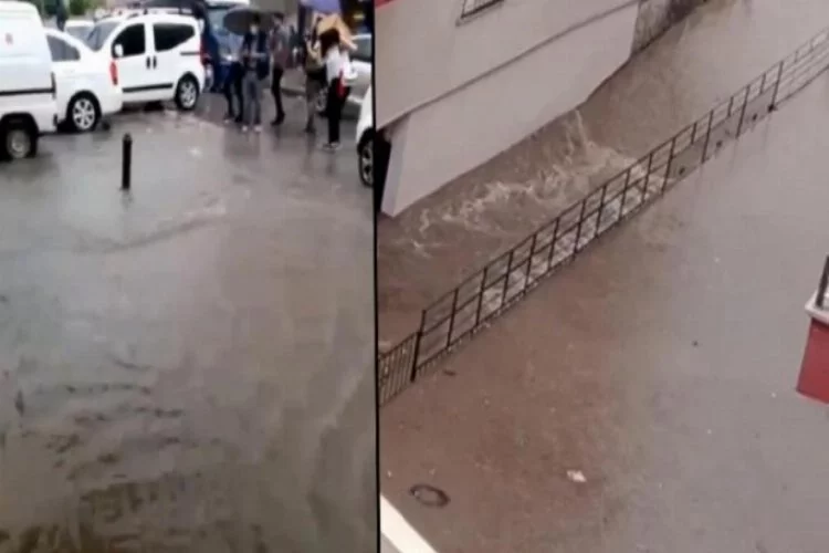 Ankara'da cadde ve sokaklar göle döndü