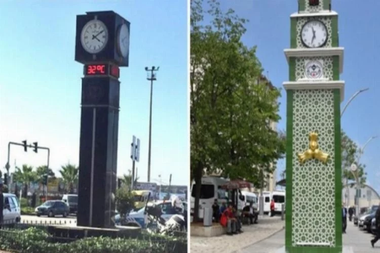 Tartışılan saat kulesi ile ilgili Belediye'den açıklama