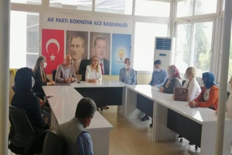 AK Parti İzmir Milletvekili Çankırı, Bornova'da incelemelerde bulundu