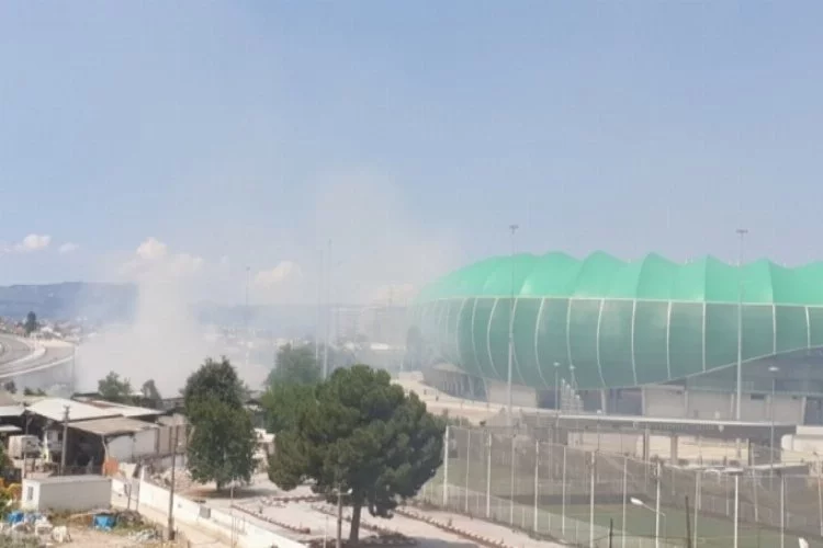 Bursaspor'dan Timsah Arena için yapılan yangın uyarısına cevap