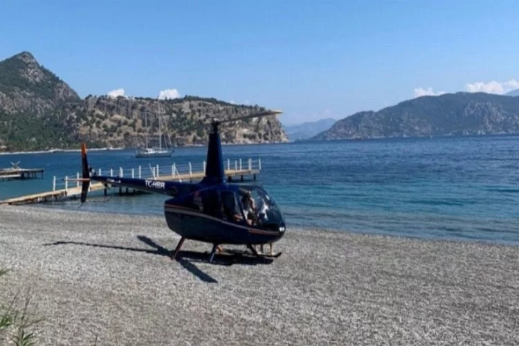 Plaja iniş yapan helikopterin pilotu konuştu: Her yere ineriz