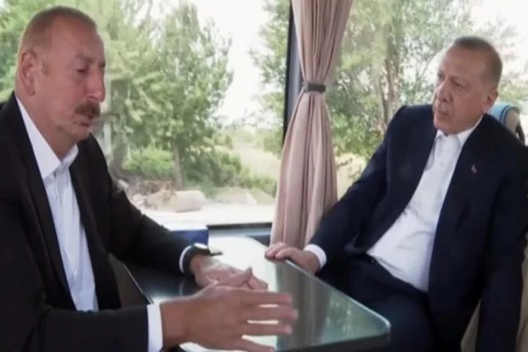 Erdoğan'la Aliyev arasında ilginç diyalog: Aaa onlar var mı?