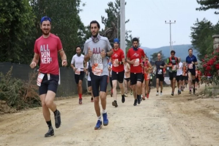 Bursa'da Dağyenice Ultra Maratonu'na bin sporcu katıldı