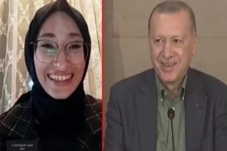 Erdoğan'dan sağlığını soran genç kıza gülümseten yanıt!
