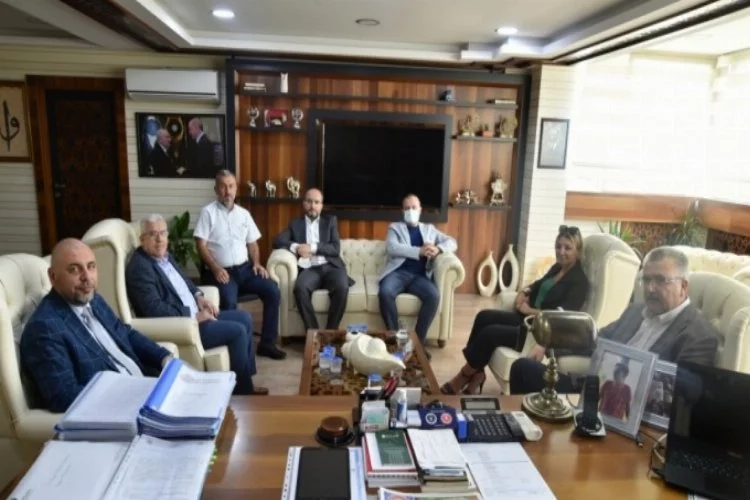 Karacabey Belediye Başkanı Ali Özkan'dan, Başkan Aydın'a ziyaret