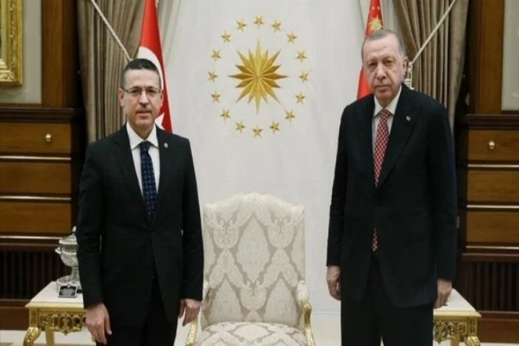 Erdoğan, Sayıştay Başkanı Baş'ı kabul etti