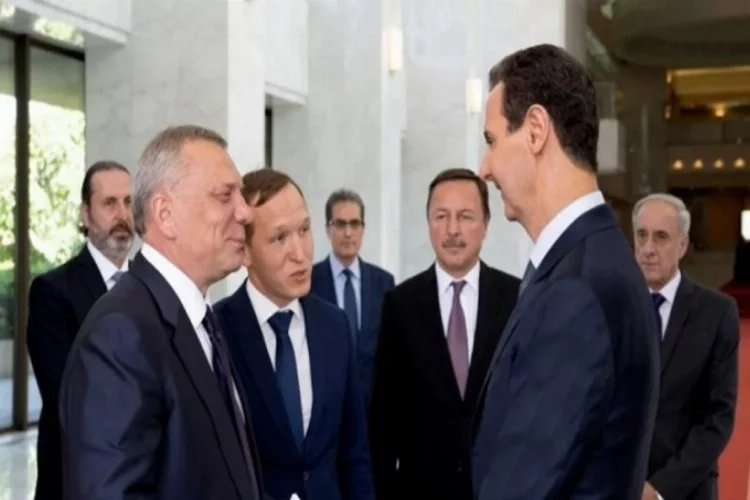 Esad, Rusya Başbakan Yardımcısı Borisov'u kabul etti