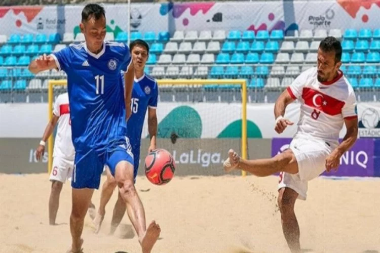 Plaj Futbolu Milli Takımımız Kazakistan'ı 5-1 yendi