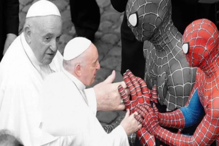 Papa ve Spiderman bir arada!