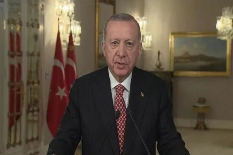 Erdoğan, Tacettin Aslan'a fahri doktora tevcih törenine video mesaj gönderdi