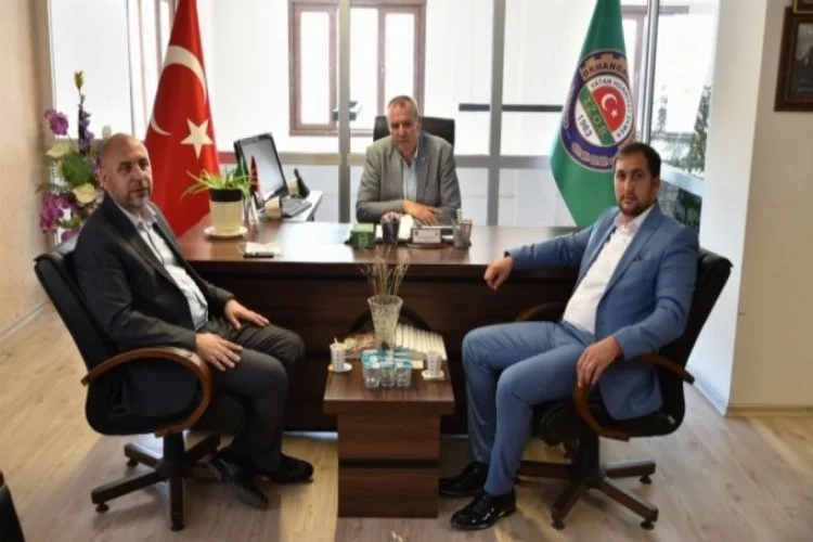Bursa'da Başkan Aydın, Orhangazi Ziraat Odası Başkanı'nı ziyaret etti