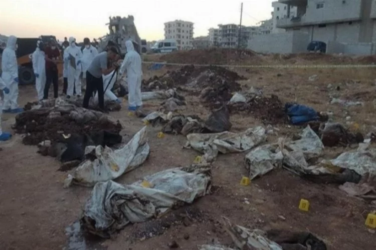 Afrin'de PKK vahşeti: Çuvallar içinde 35 sivilin cansız bedeni bulundu