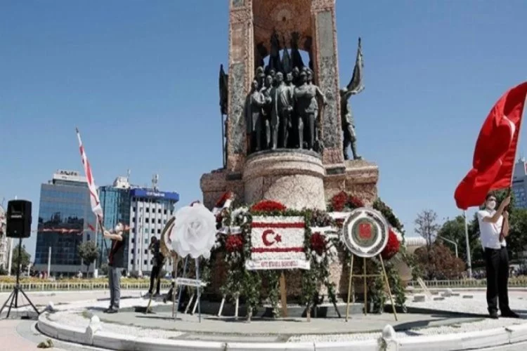 20 Temmuz Özgürlük ve Barış Bayramı Taksim'de kutlandı