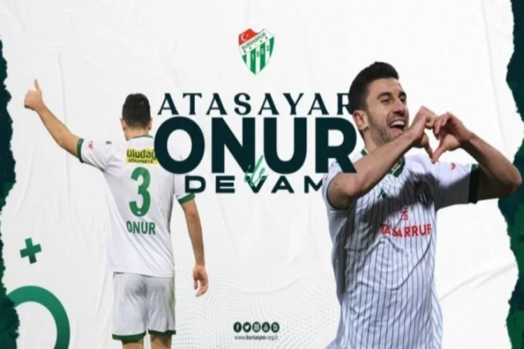 Bursaspor, Onur Atasayar ile 2 yıllık sözleşme imzaladı