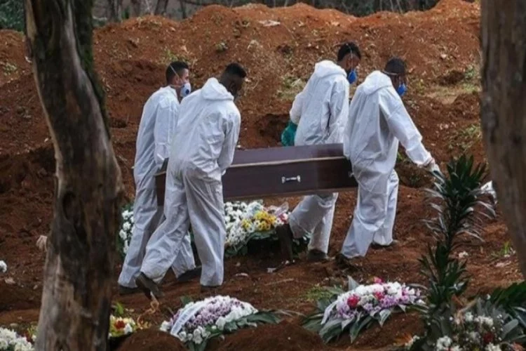 Brezilya'da son 24 saatte 1424 kişi hayatını kaybetti