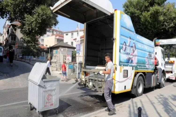 Bursa Mudanya'da temizlik çalışmaları yoğunlaştırıldı