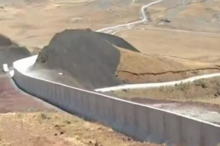 Van-İran sınırına güvenlik duvarı