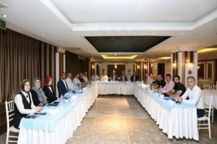 Bursa İnegöl'de 17 sosyal yardım kurumuyla toplantı yapıldı
