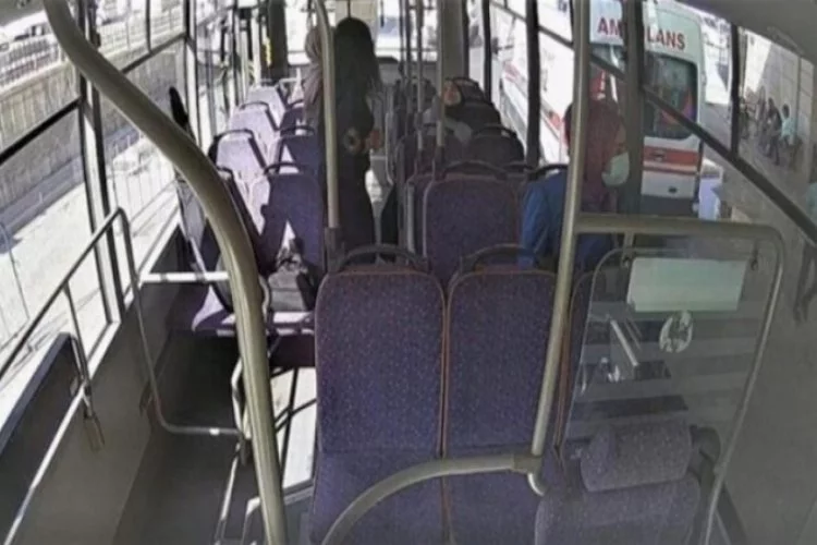 Yolcular fark etti şoför güzergah değiştirdi! Otobüste panik anları