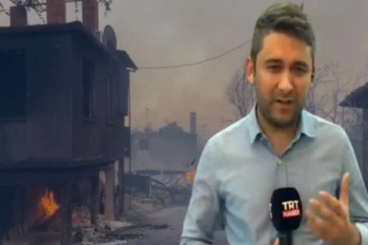 TRT muhabiri gözyaşlarına engel olamadı!
