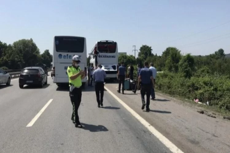 Anadolu Otoyolu'nda kaza: 4 yaralı