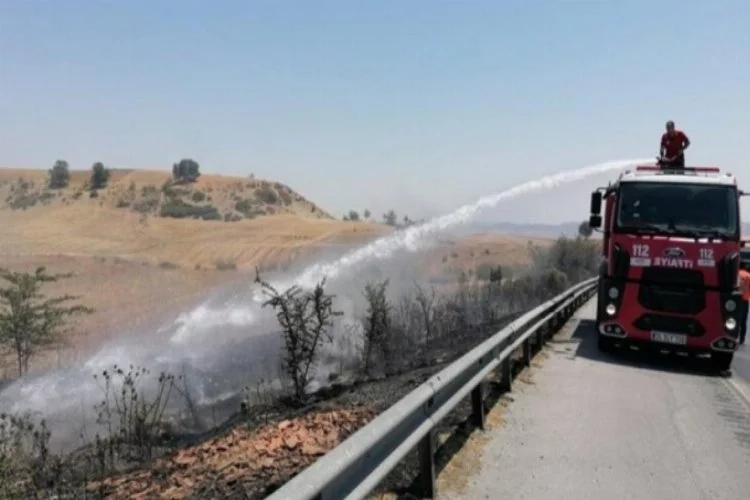 Toroslar ve Tarsus ilçelerinde çıkan yangınlar söndürüldü