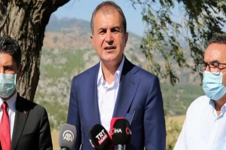 AK Parti'li Ömer Çelik'ten, Adana'da orman yangınlarıyla ilgili açıklama