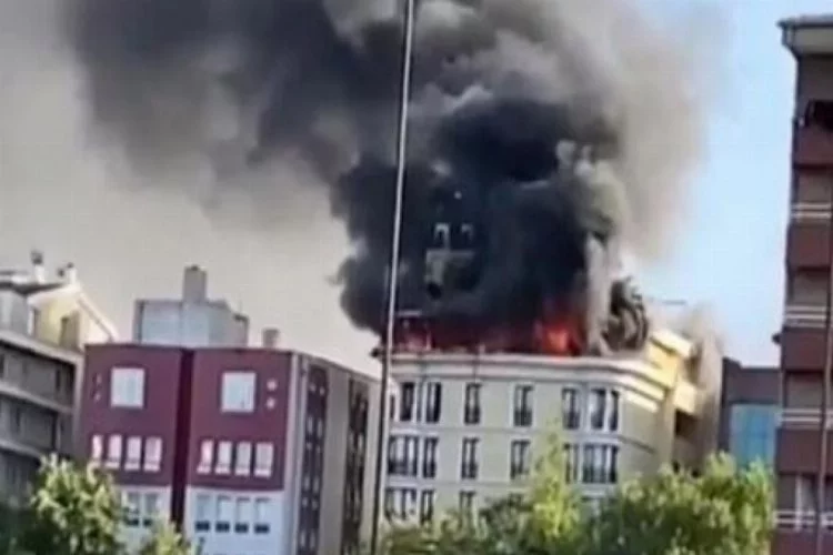 Ankara'da otelde korkutan yangın