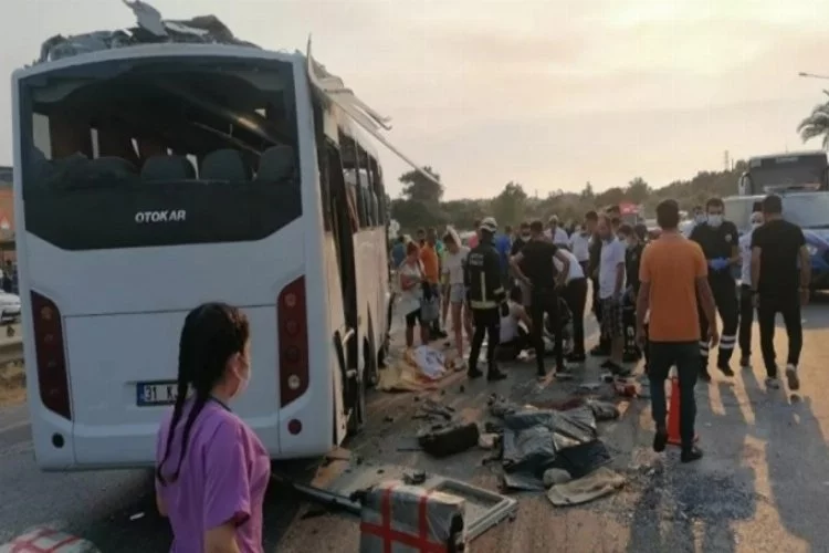 Manavgat'taki kazada yaralanan 6 Rus vatandaşının tedavisi sürüyor