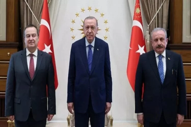 Erdoğan, Daçiç'i kabul etti