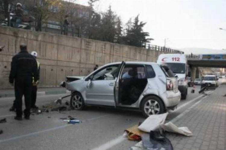 Bursa'daki feci kazada mucize kurtuluş