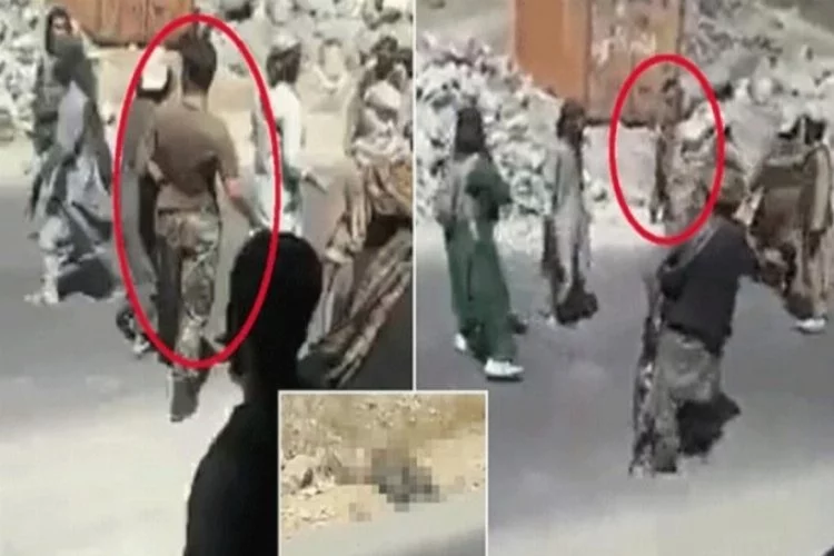 Taliban'ın yol ortasındaki kanlı infaz görüntüleri kan dondurdu!