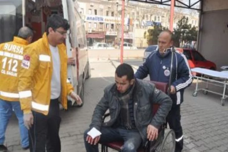 Bursa'daki korkutan kazada yolcu fenalık geçirdi
