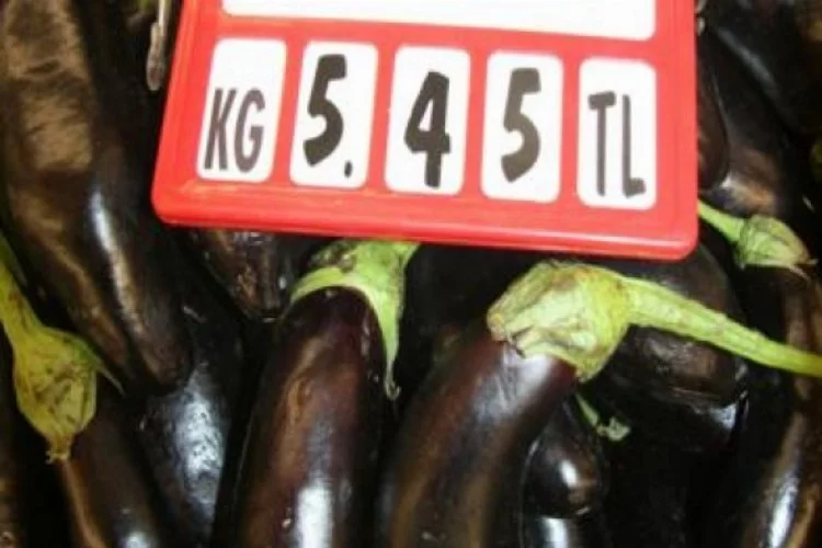 Bursa'da patlıcanın fiyatı  bakın neyle yarışır hale geldi
