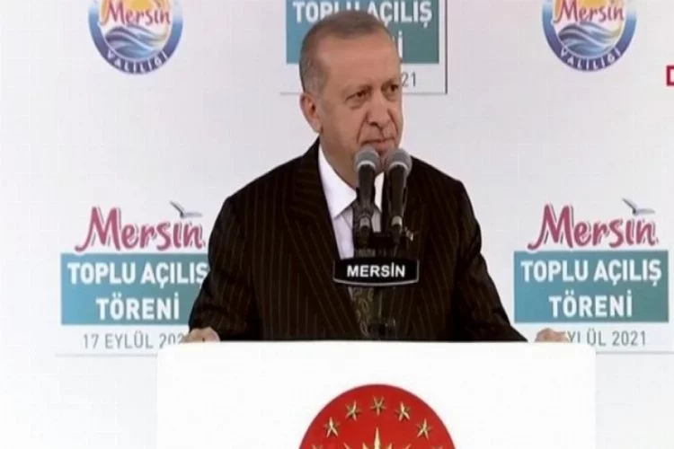 Erdoğan Mersin'de açıkladı! 'Amacımız ikinci ve üçüncü santraller'