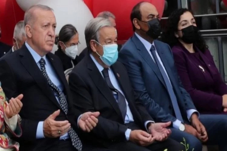 Ali Erbaş'ın duasına BM sekreteri Guterres de el açtı