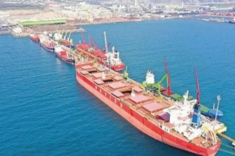 İskenderun Limanı'nda 1 milyon tonluk rekor